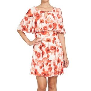 CeCe Poppy Capelet Dress Sz 2 Like New!!